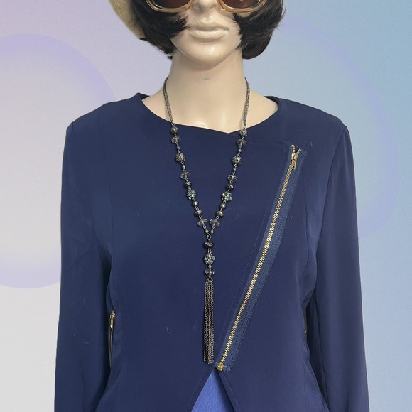 3/$20 bead and tassle chain necklace - Picture 2 of 3